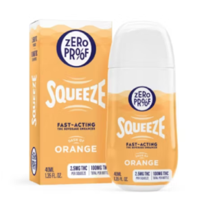 Zero Proof Squeeze Dash Orange 100mg